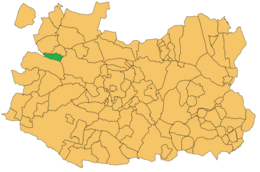 Arroba de los Montes – Mappa