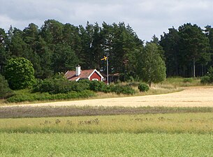 Landskapsbild från Lovön (Bergatorpet)