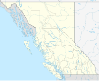 Lagekarte von British Columbia in Kanada