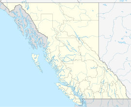 Poloha v rámci provincie Britská Kolumbia