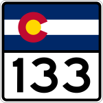 Straßenschild der Colorado State Highway 133