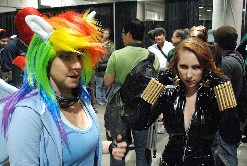 Rainbow Dash & Black Widow