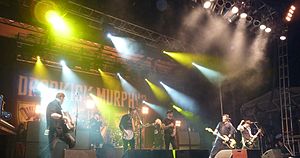 Dropkick Murphys playing at The National Shamrock Fest in Washington, D.C. in 2011
