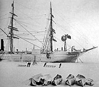 RRS Discovery in Antarctica c. 1923