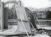 Eriksdalsteatern's remnants after the bombing on February 22, 1944.