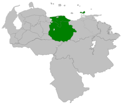 Ubicación de Guzmán Blanco