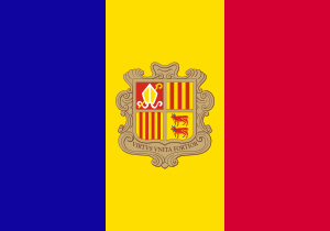 Flag of the Co-principality of Andorra