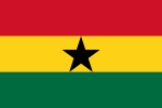 Flagge Ghanas