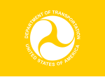 Miniatuur voor Bestand:Flag of the United States Assistant Secretary of Transportation.svg