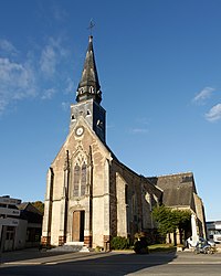 The church of Saint-Pierre, in Souday