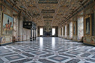 «El Gran Salón», Palacio de Frederiksborg, 1620 .