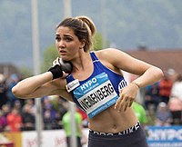 Sophie Weißenberg musste den Wettbewerb krankheitsbedingt vor dem 800-Meter-Lauf beenden