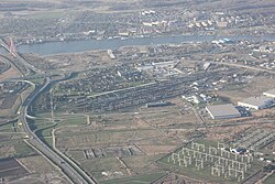 Aerial view of Rudniki