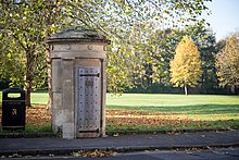 A rare and unusually fine Georgian watchman's box of about 1810. Bath, UK Georgian Watchman's Box c1810, Norfolk Crescent, Bath.jpg