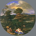 Пейзаж с Венерой и Купидоном. 1651. Холст, масло. Музей изобразительных искусств Сан-Франциско, Калифорния, США