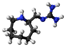 Шаровидная модель молекулы гуаназодина