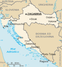 Croazia - Mappa