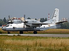 IAF An-32s were used to airdrop humanitarian supplies in Operation Poomalai Indian Air Force Antonov An-32.jpg