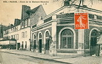 La gare de Maison-Blanche, sur la Petite Ceinture au début du XXe siècle.