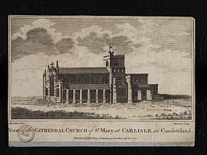 Cathedral Church of St. Mary at Carlisle, 1783 Jacobite broadside - Cathedral Church of St. Mary at Carlisle..jpg