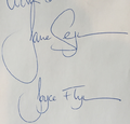 Jane Seymour aláírása