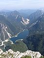 Il lago visto dalla Cima del Lago (Jerebica)