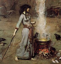 John William Waterhouse - Magic Circle (cropped).JPG