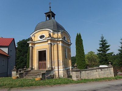 Kutřín : chapelle du Sacré-Cœur.