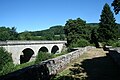 Pont Saint-Étienne et pont actuel sur la Vèbre.