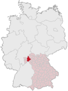 Lokasi Landkreises Main-Spessart di Jerman