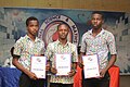 Students awarded with certificates for NSMQ at the regional level