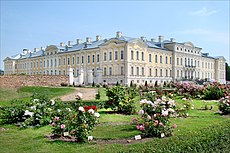 Rundāles pils (1736—1768). Pilsrundāle, Latvija.