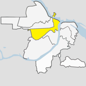 Localisation de Arrondissement de Kanavino