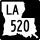 Louisiana Highway 520 marker