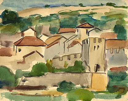 Dalmatinsk landskab (1), 1930'erne