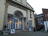 Aankomst professorenstoet op de 39e dies natalis van de UM, 2015