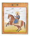 Maharajah Narinder Singh of Patiala (reg. 1845–62) on horseback