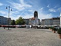 Westblick mit Turm der Marienkirche