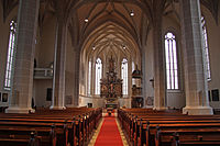 Blick zum Altar.