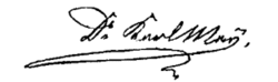 Karl Mays signatur