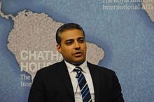 Description de l'image Mohamed Fahmy at Chatham House 2015.jpg.