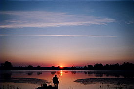 Le lac d'Oblačina, près de Merošina