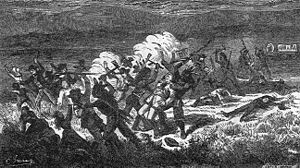 etching of the Mountain Meadows Massacre