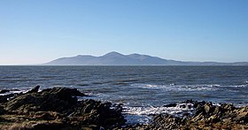 Le Slieve Donard vu depuis St. John's Point, County Down