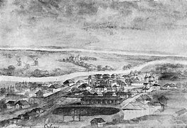 La ville par Napoleon Orda vers 1873.