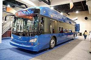 New Flyer Xcelsior bus seen at the 2008 Americ...