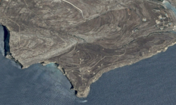 Newwiela Point from a satellite image.