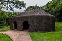 Eine typische Behausung der Indigenen in Brasilien, genannt Oca