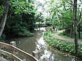 逢瀬川旧河道跡 三日月湖になっている(2007年7月)