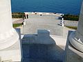 Monumento ai Caduti: vista sul mare.